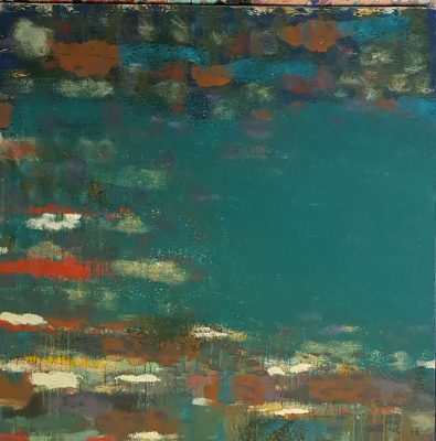 Tihi zaliv - akril, platno 150x150 cm, 2013